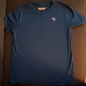Abercrombie & Fitch Kids Deep Blue Tee with Logo